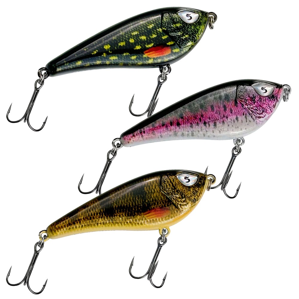 Senshu Jerkaza 3er Set - Jerkbait 8cm - Pike/Trout/D-Perch - 20g