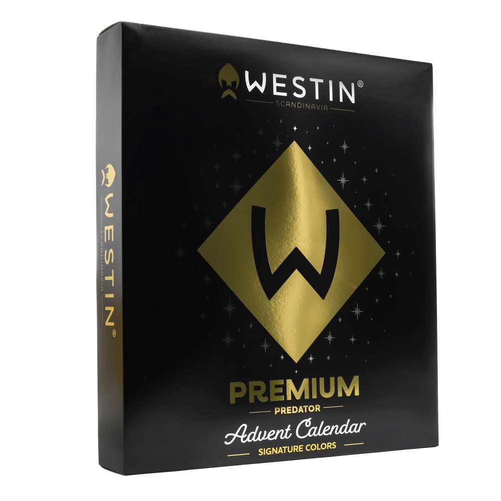 Westin Premium Predator Advent Calendar 2024 - Premium Raubfisch Adventskalender 2024 50 x 43 x8 cm - 24 Boxes