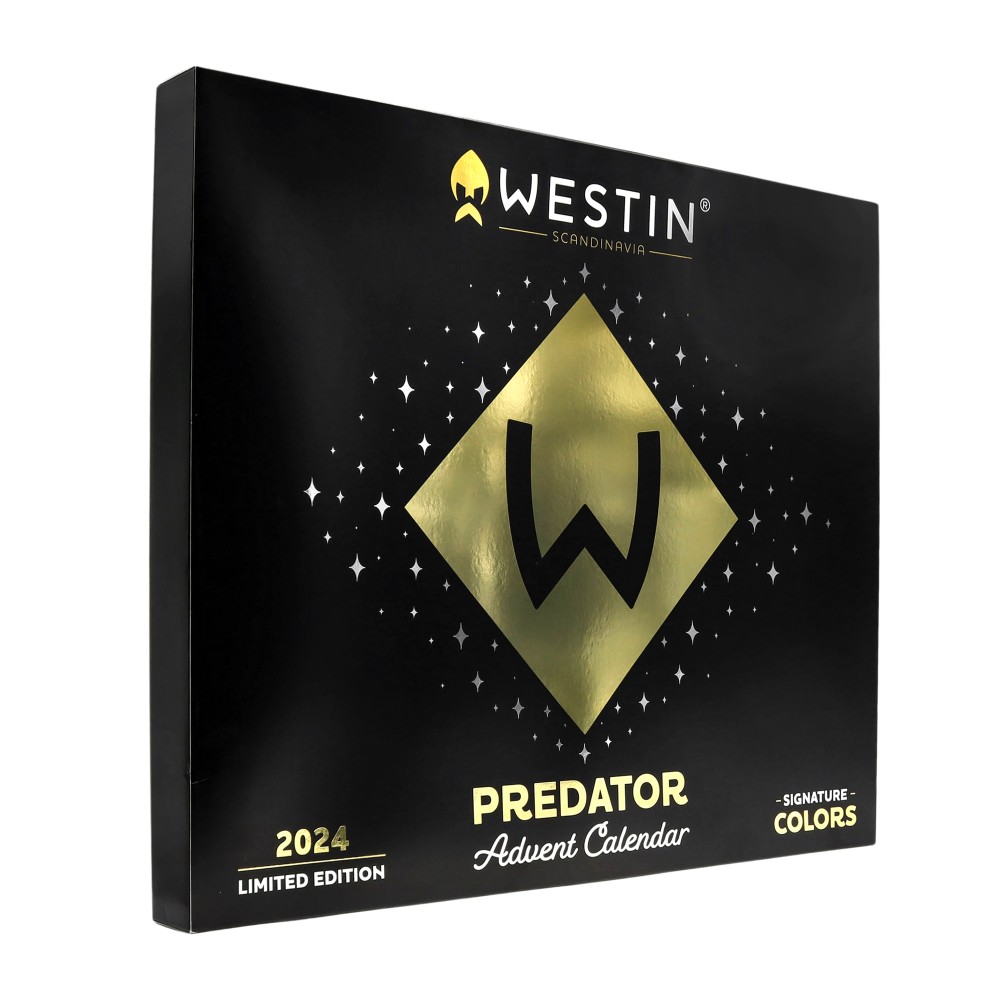 Westin Predator Advent Calendar 2024 - Raubfisch Adventskalender 2024 53 x 44 x 4,5 cm - 24 Boxes