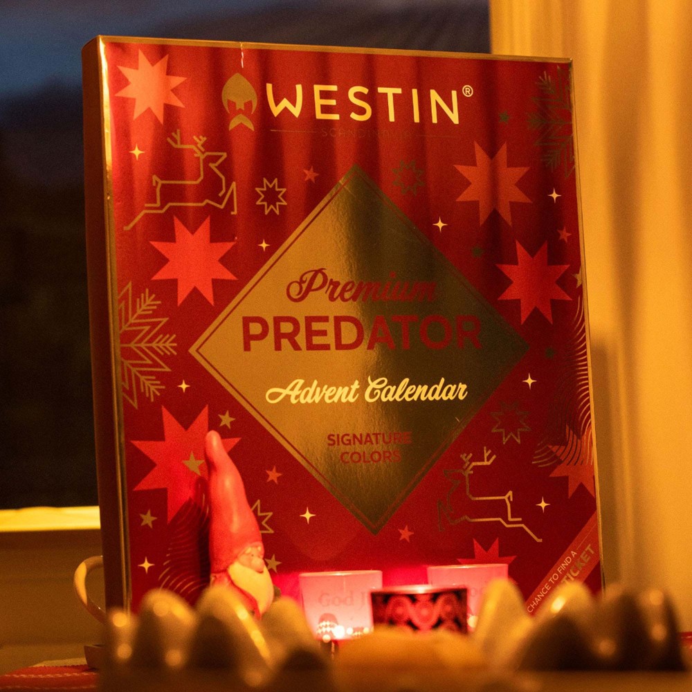 Westin Premium Predator Advent Calendar 2025 - Adventskalender 52 x 44 x 4,6cm