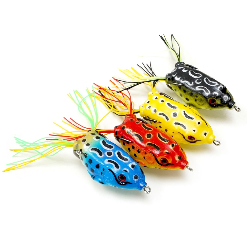 Fish-XPro Frog Set inkl. Tackle Box - Topwaterköder 20x14x4cm