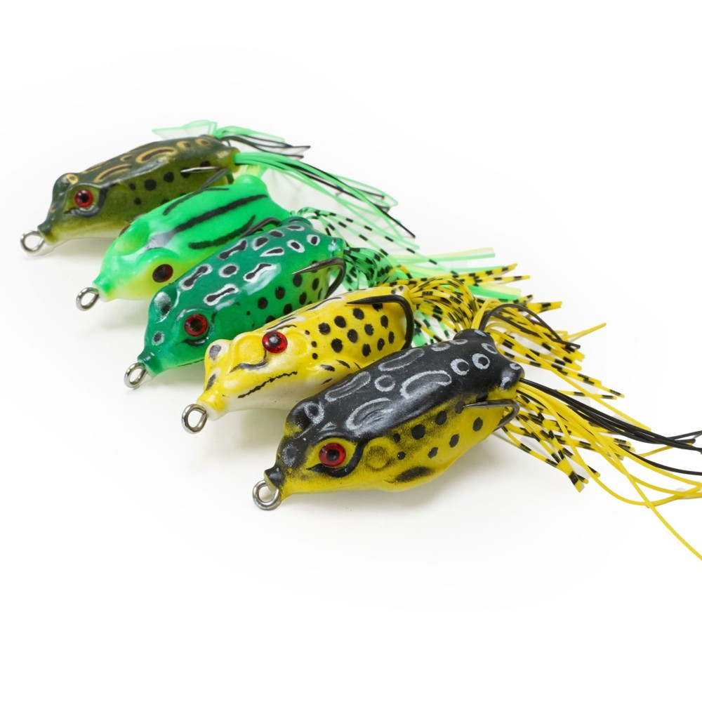 Fish-XPro Frog Set inkl. Tackle Box - Topwaterköder 20x14x4cm