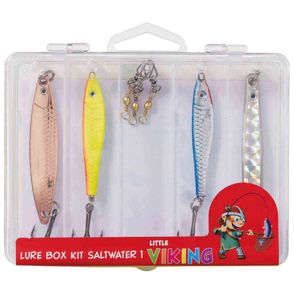 Kinetic Little Viking Lure Box Kit Saltwater - Salzwasserköderset 7 + 1 Box