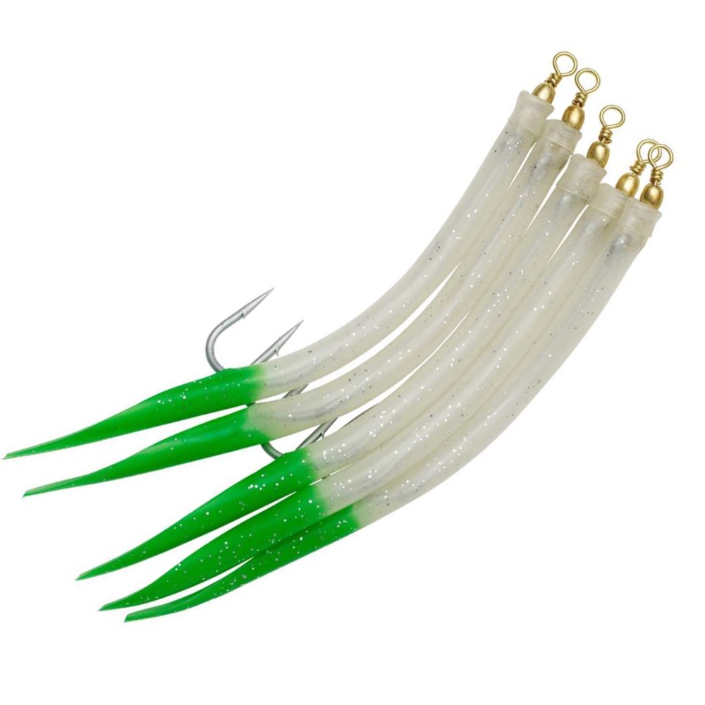 Kinetic Gummi-Makk - Beifänger Glow - Gr. 12/0 - 5 Stück