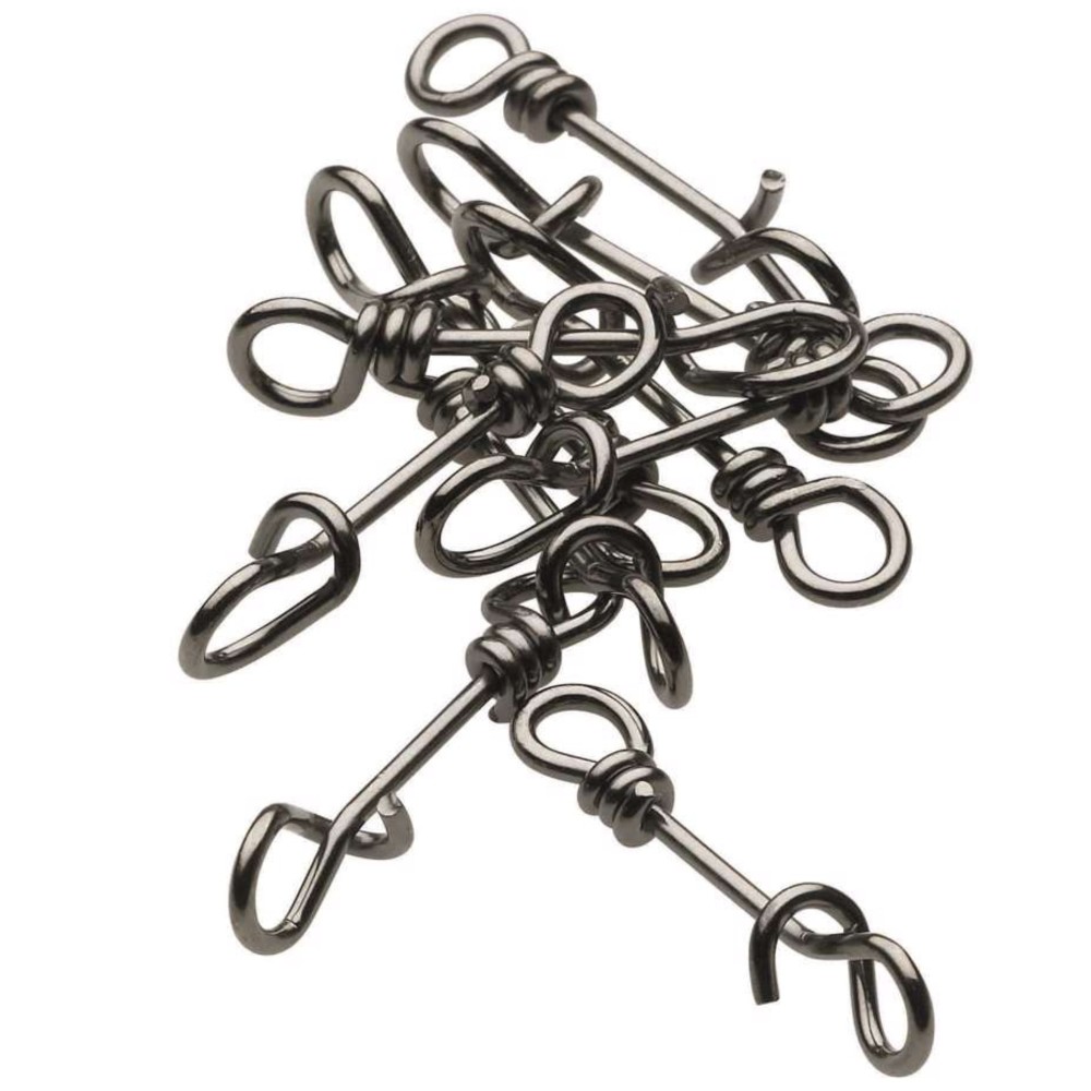 Kinetic Twist Lock - Knotenlosverbinder Schwarz - Gr. 0 - 8kg - 10 Stück