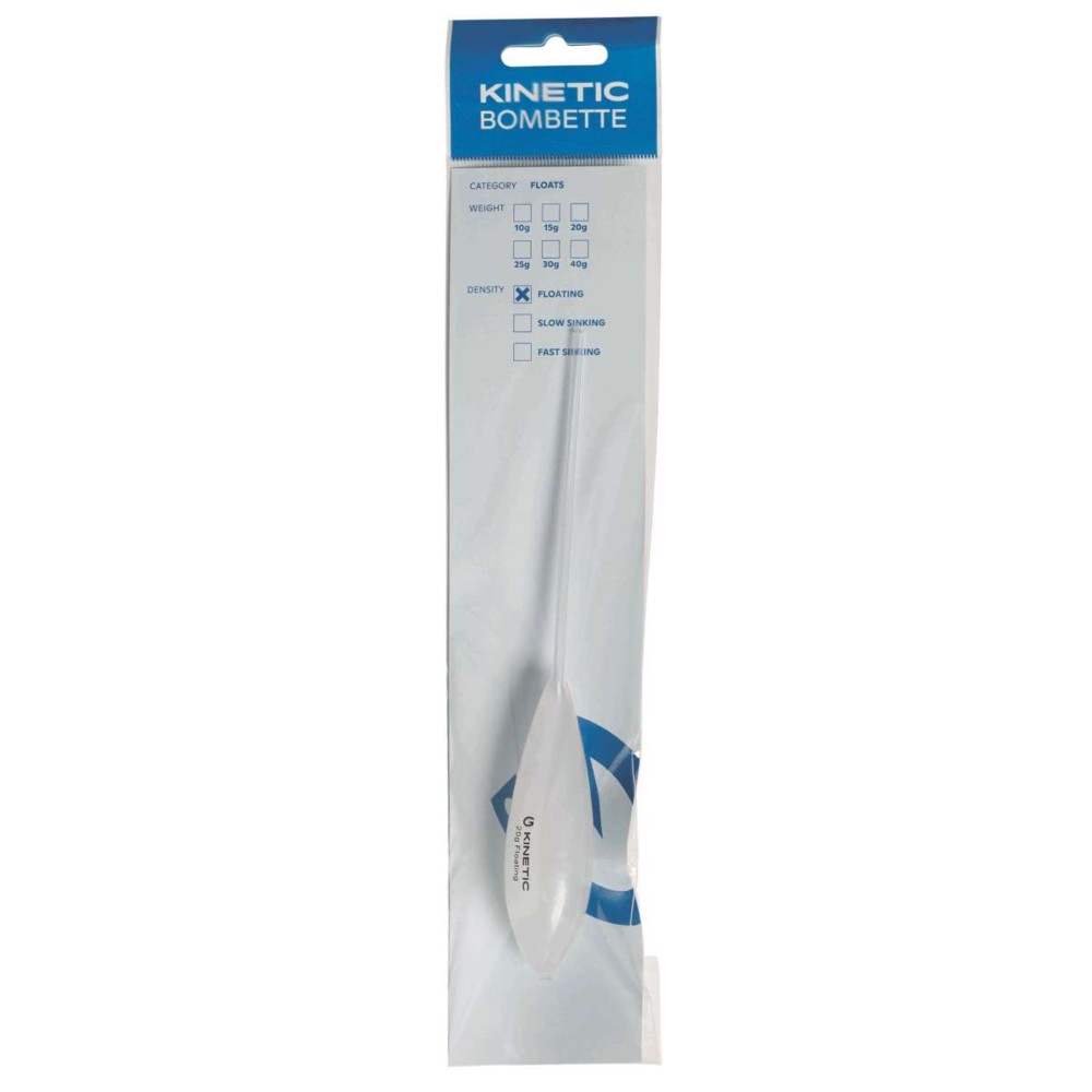 Kinetic Bombette Floating - Sbirolino White - 10g - 1 Stück