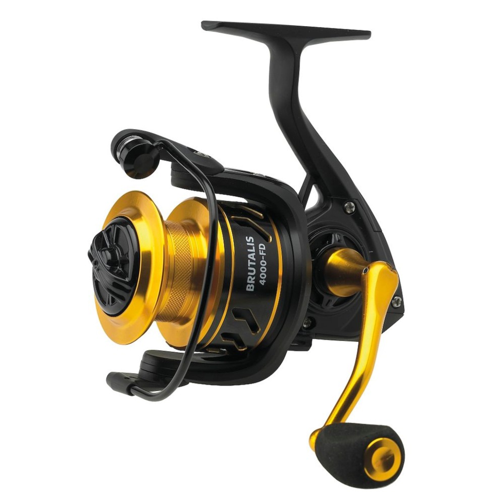 Kinetic Brutalis - Stationärrolle Black/Gold - 195m/0,35mm - 400g - 5,2:1