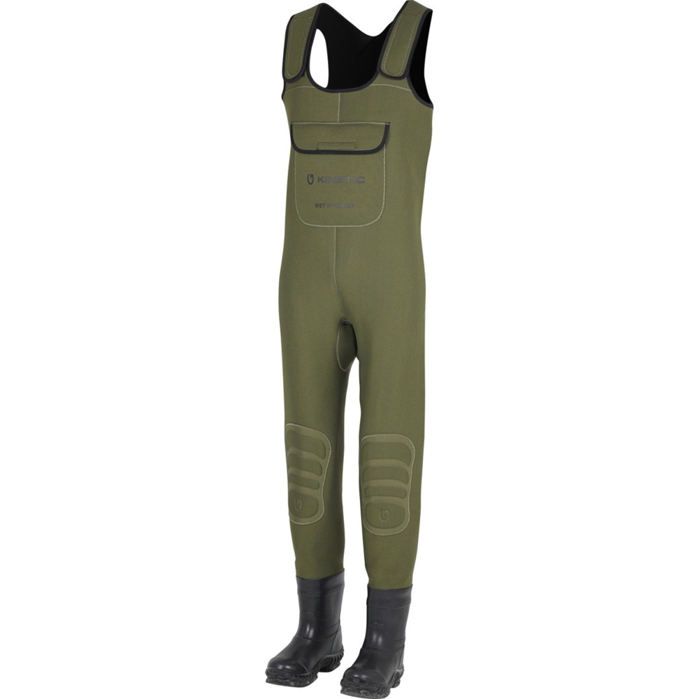 Kinetic Neoclassic Bootfoot Waders - Wathose Green - 46-47 - Filzsohle - 1 Stück