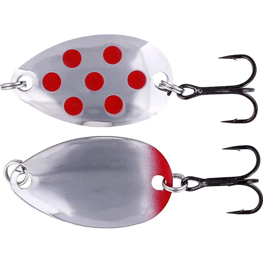 Westin Fidusen - Spoon Silver/Red Dots (Metallic) - 3,2cm - 2,8g - 1 Stück