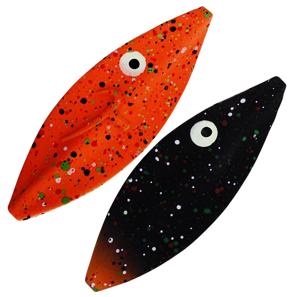 Westin Twister - Spoon Black/Orange Splat - 5,1cm - 7,5g