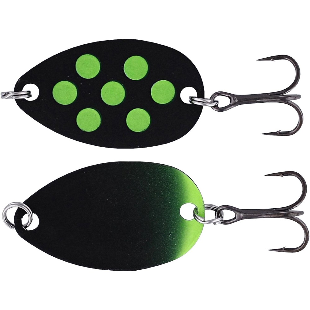 Westin Fidusen - Spoon Black/Green Dots - 3,2cm - 2,8g - 1 Stück