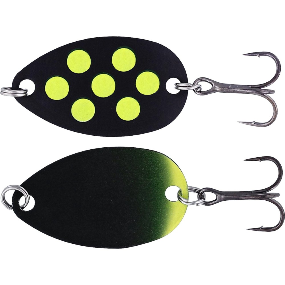 Westin Fidusen - Spoon Black/Yellow Dots - 3,2cm - 2,8g - 1 Stück