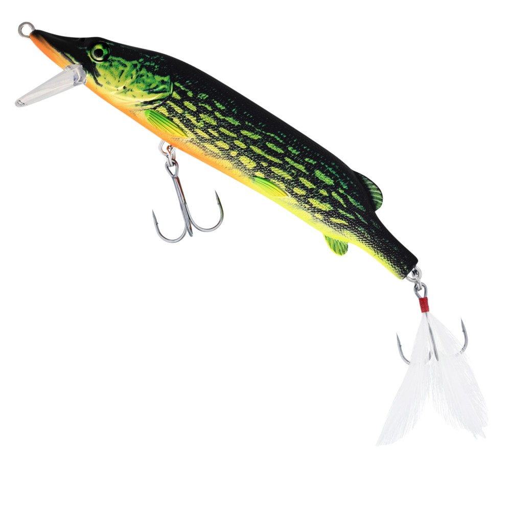 Westin Mike The Pike Crankbait - Wobbler 14cm - Crazy Firetiger - 30g - 1 Stück