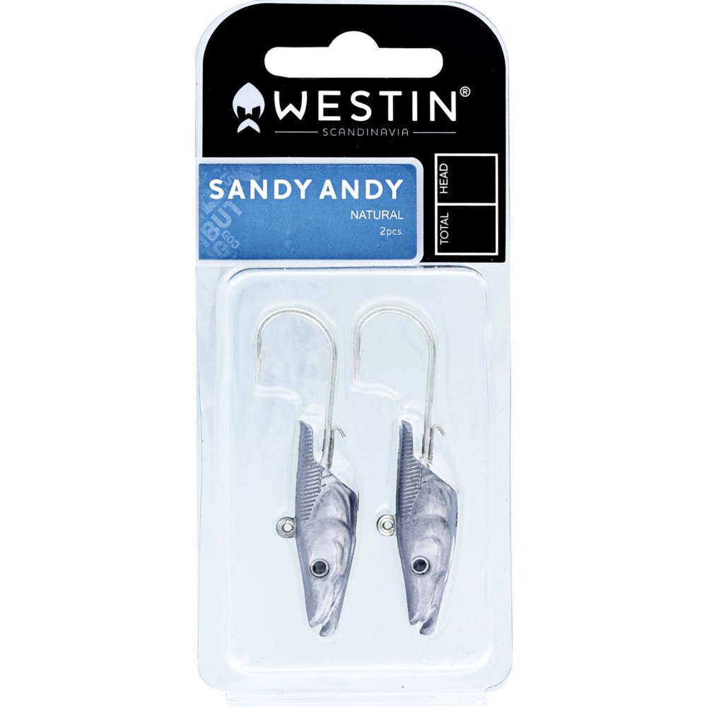 Westin Sandy Andy Jig Spare Head - Jigkopf Natural - 82g