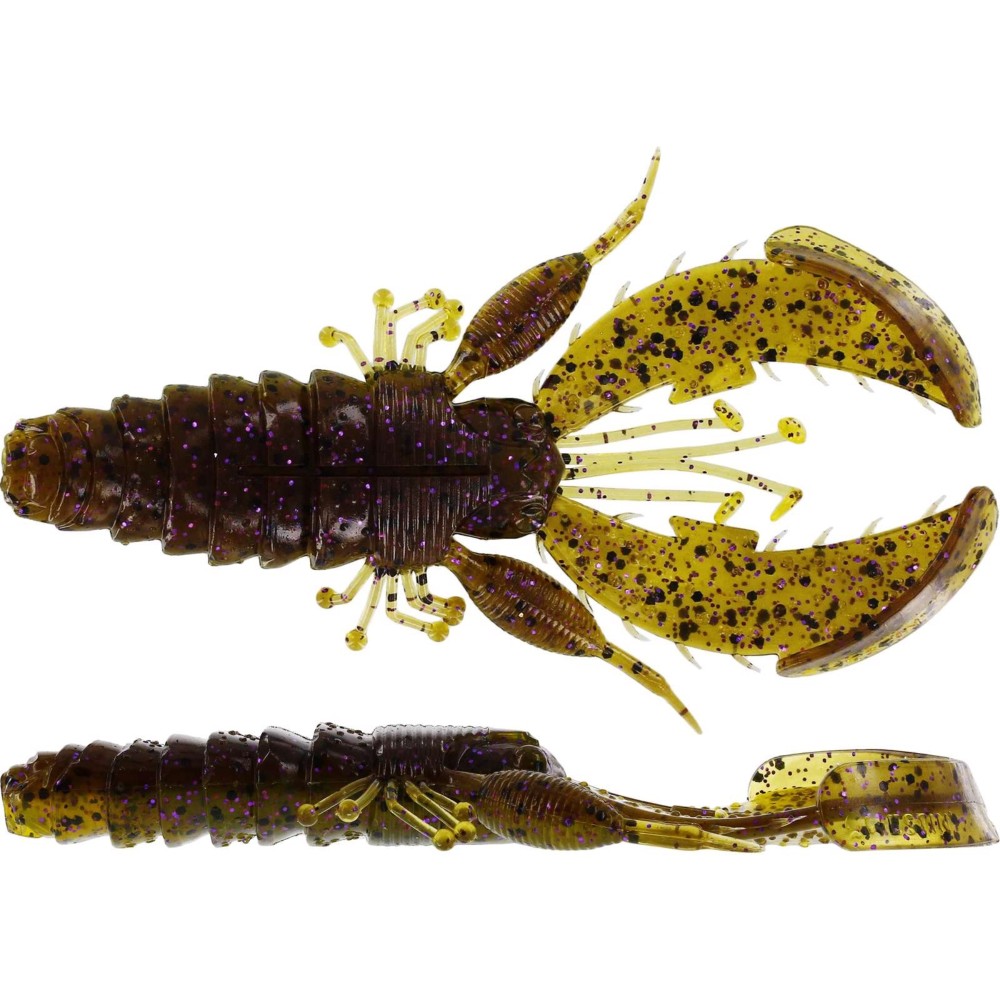 Westin CreCraw - Creaturebait Green Pumpkin Purple - 8,5cm - 7g - 5Stück
