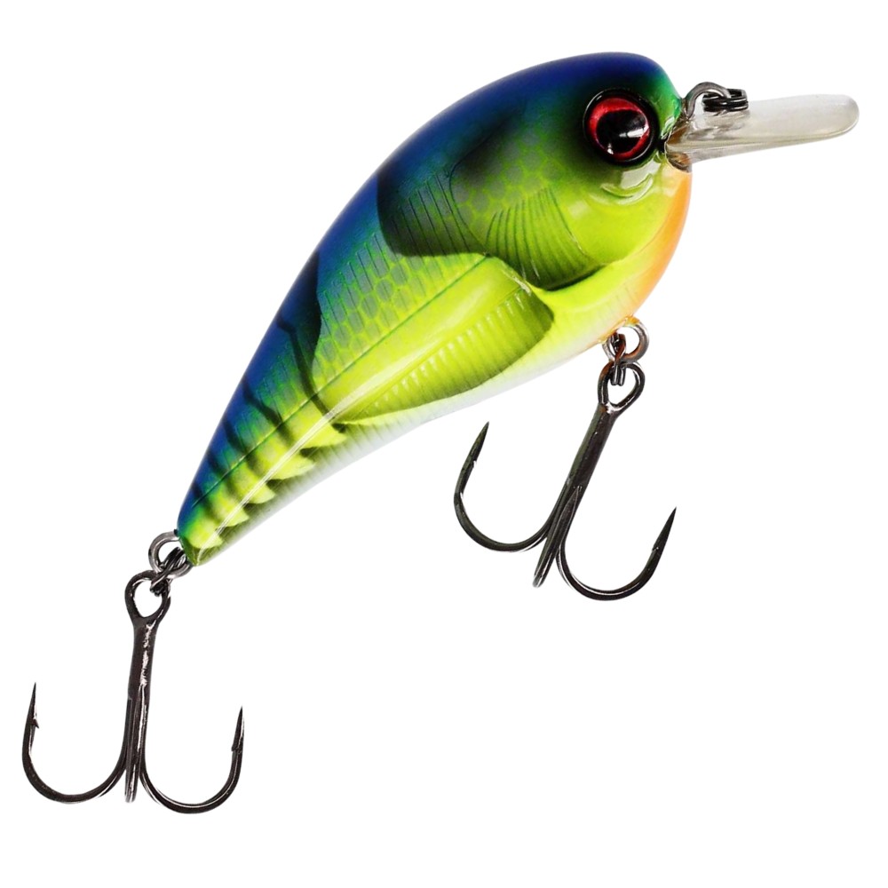 Westin BassBite Squarebill - Crankbait Chartreuse Blue Craw - 7cm - 16g