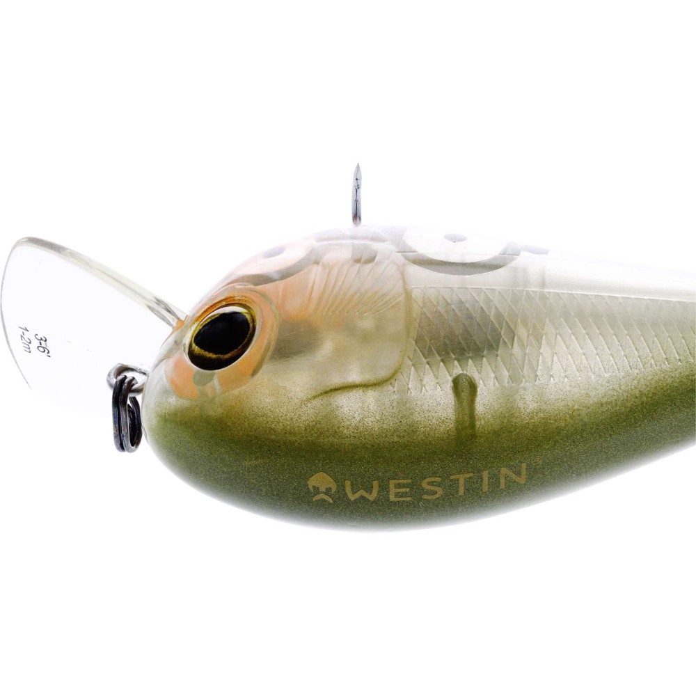 Westin BassBite Squarebill - Crankbait Chartreuse Blue Craw - 6cm - 13g