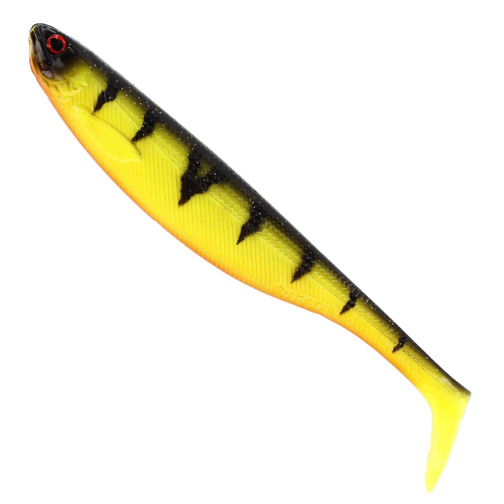 Westin Shadteez Slim - Gummifisch Fire Perch - 12cm - 10g - 2 Stück