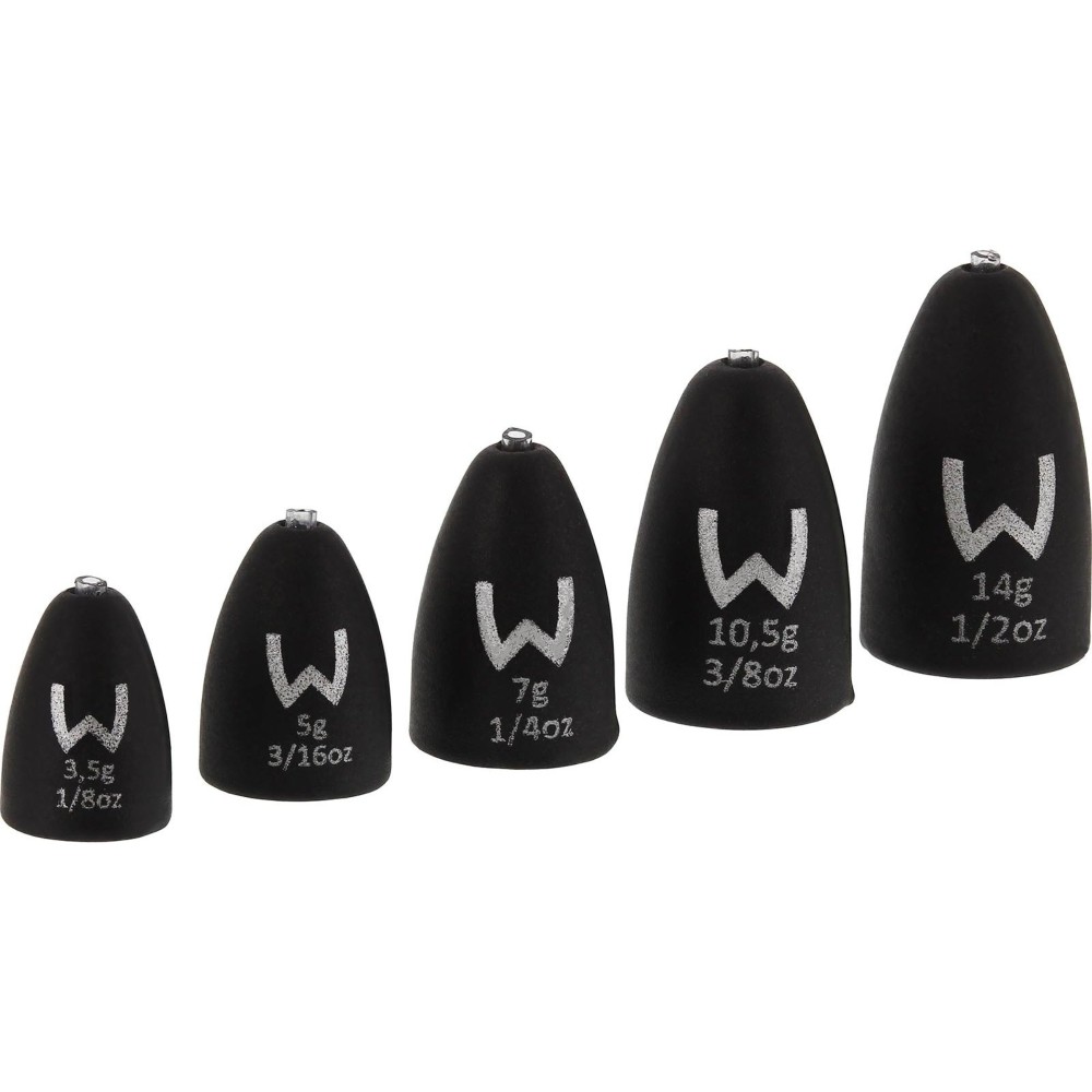 Westin Add-It Tungsten Bullet Matte Black - 5g - 2 Stück