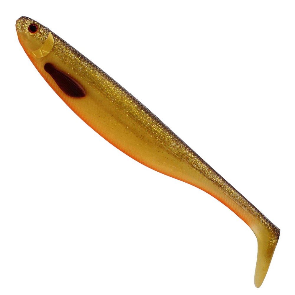 Westin ShadTeez Slim V2 - Gummifisch Gold Rush - 22cm - 53g -1 Stück