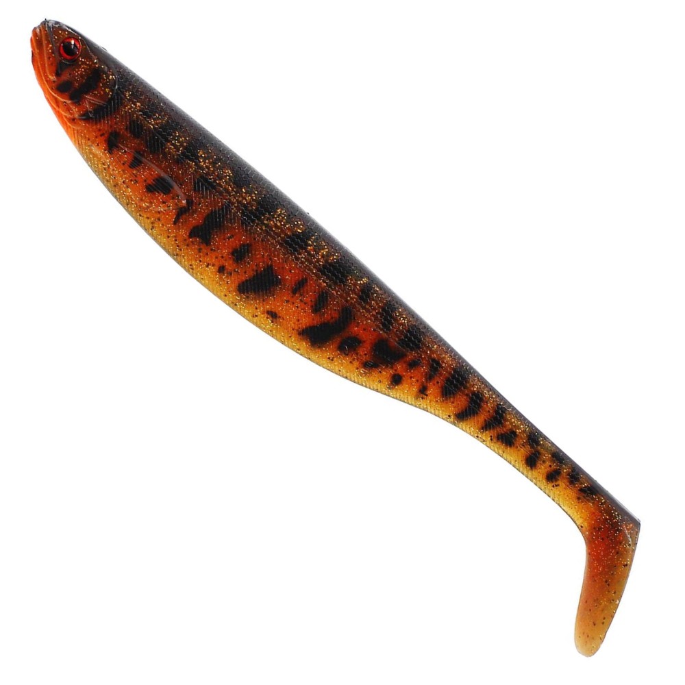 Westin ShadTeez Slim V2 - Gummifisch Motoroil Burbot - 22cm - 53g -1 Stück