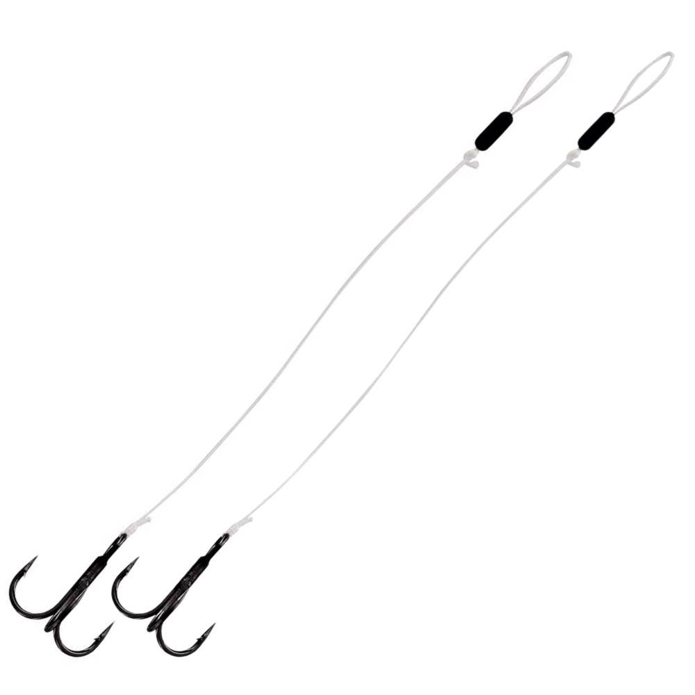 Westin Braided Stinger - Angsthaken 6,5cm - 0,38mm - Gr.8 - 2 Stück