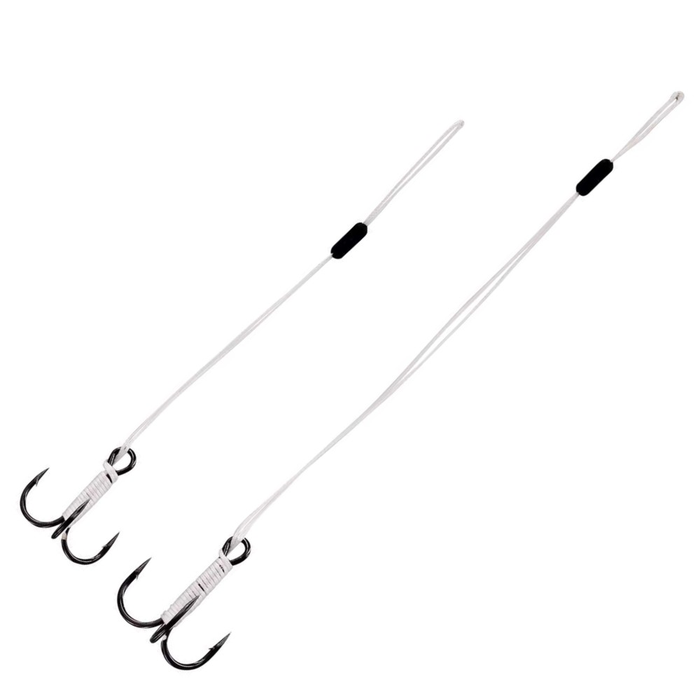 Westin Braided Stinger Adjustable - Angsthaken 8,00cm - 24kg - 2 Stück