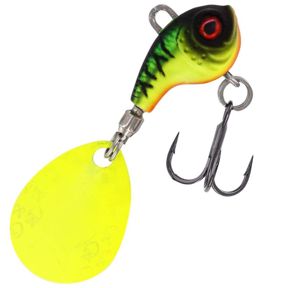 Westin DropBite Tungsten Spin Tail Jig - Jigspinner Firetiger - 1,6cm - 7g