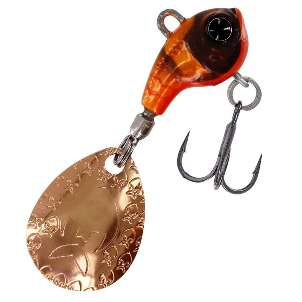 Westin DropBite Tungsten Spin Tail Jig - Jigspinner Fire Craw - 1,6cm - 7g