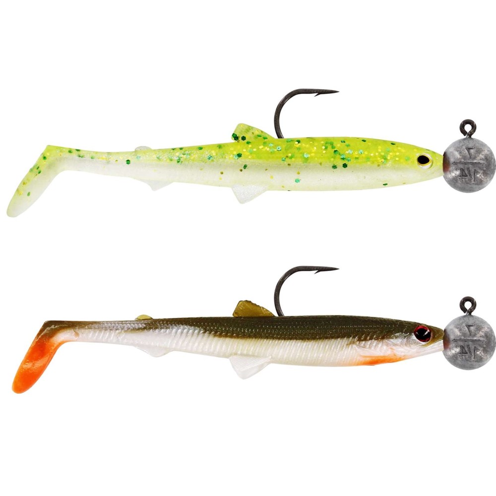Westin BullTeez Shadtail R 'N R - Gummifisch Dark Water Mix 5 - 9,5cm - 7g - Gr.4 - 2 Stück
