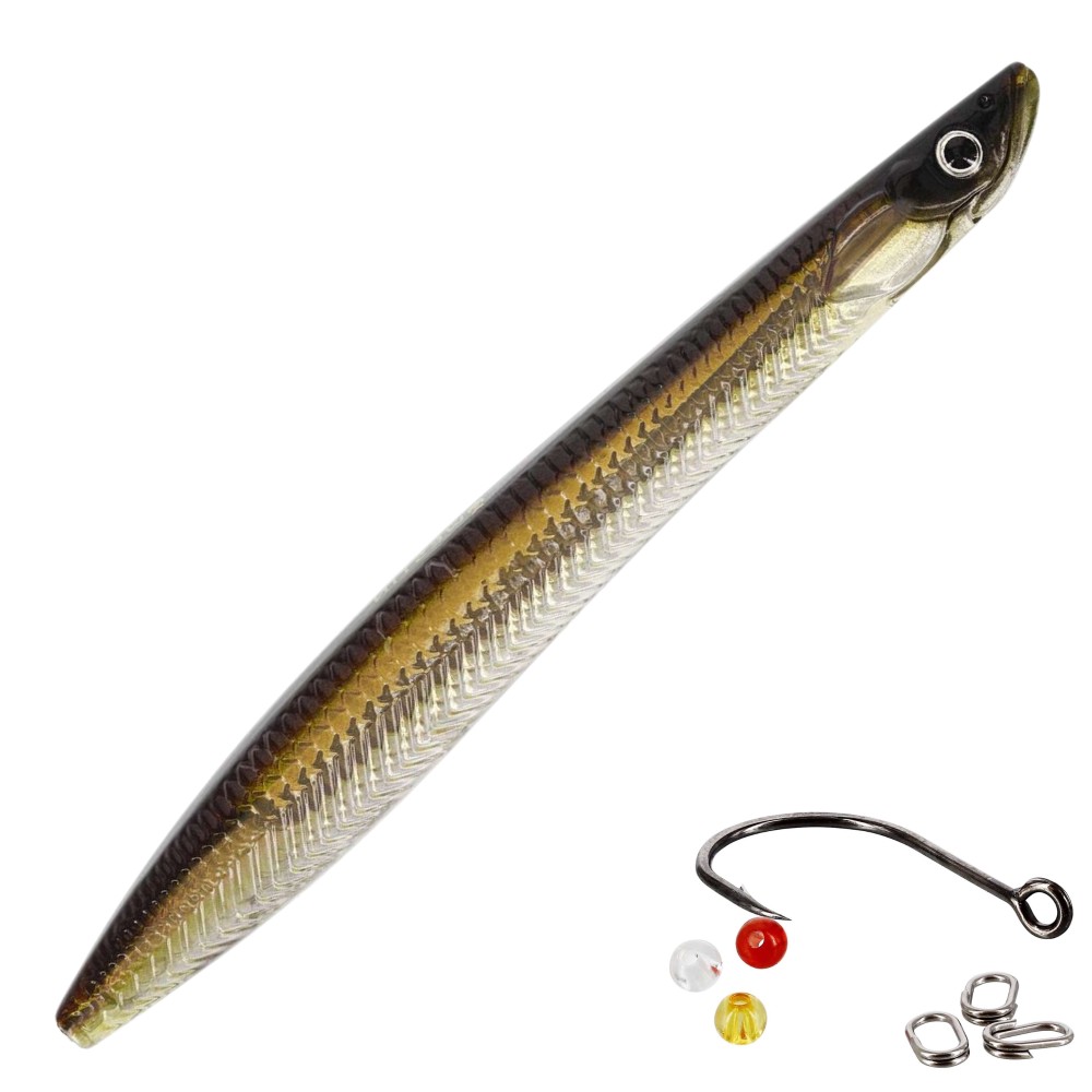 Westin Sandy Inline - Inlineblinker UV Transparent Motoroil - 10,5cm - 18g