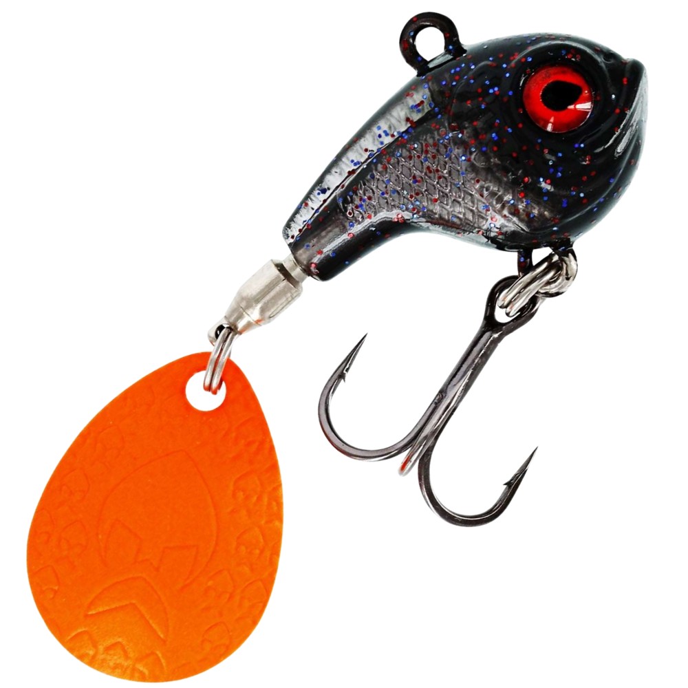 Westin Dropbite Spin Tail Jig - Jigspinner Black Mamba - 3,4cm - 17g - 1 Stück