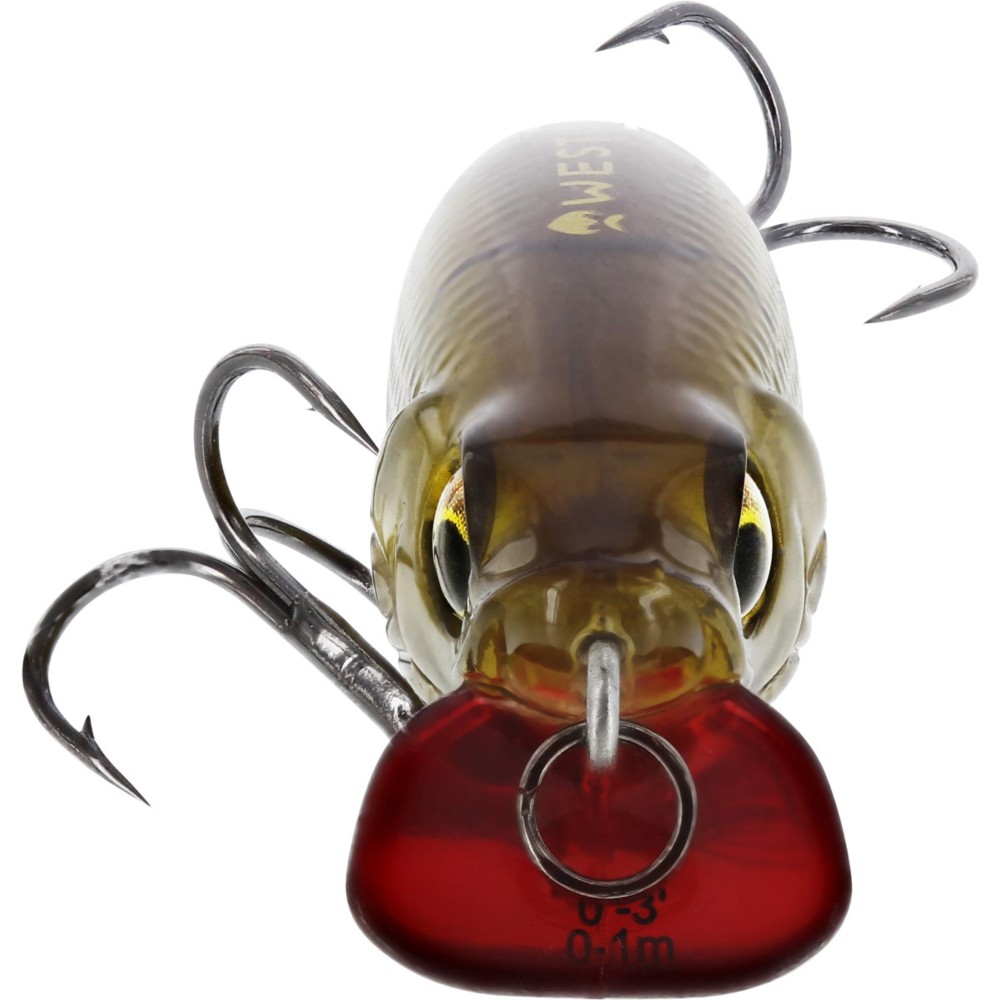 Westin Buzzbite SR - Crankbait 3D Headlight - 4cm - 4g - 1 Stück