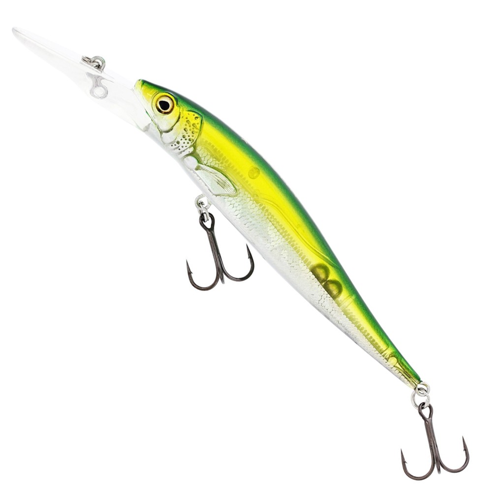 Westin Jerkbite MR Jerkbait 9cm - Wobbler Olive Minnow - suspending - 9cm - 9g - 1 Stück