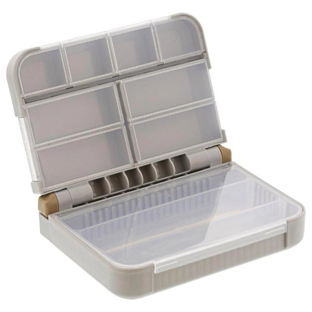 Westin W3 Terminal Tackle Box Grey/Clear - M - 13.2x9.7x4.4cm - 1 Stück