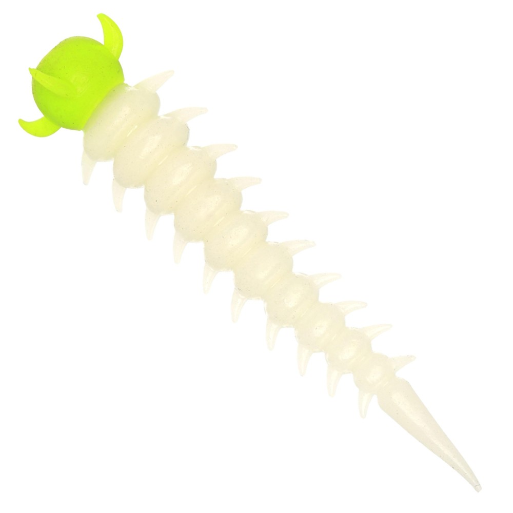 Westin Greedy Worm - Creaturebait White/Chartreuse - 5,5cm - Banana