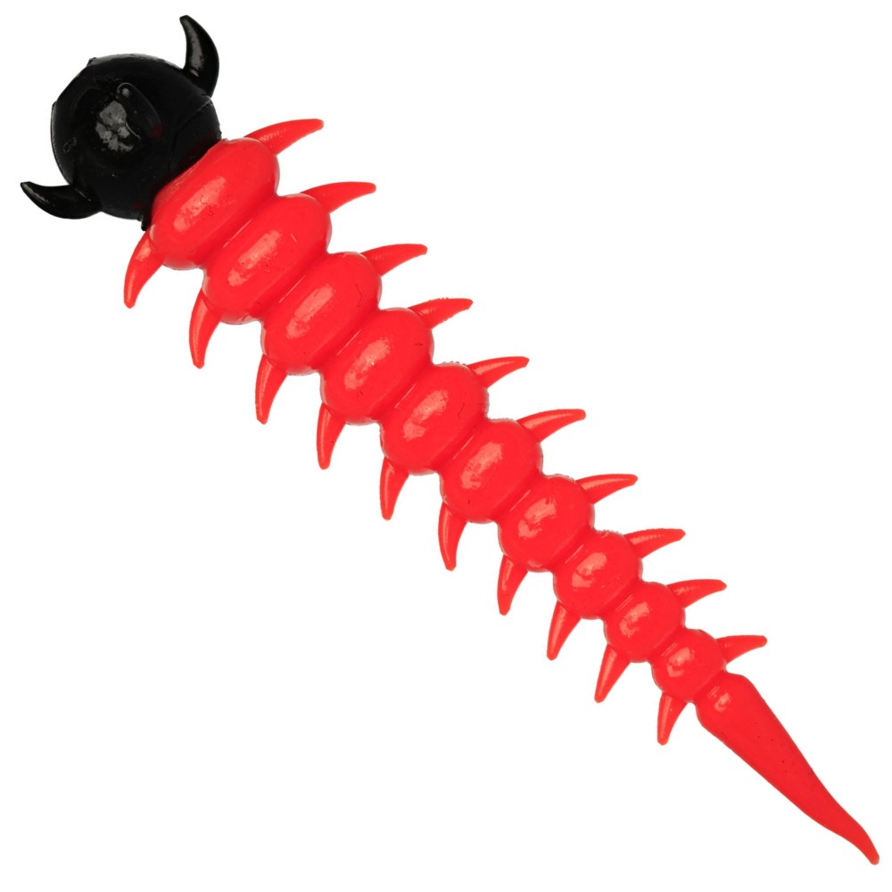 Westin Greedy Worm - Creaturebait Orange/Black - 5,5cm - Banana