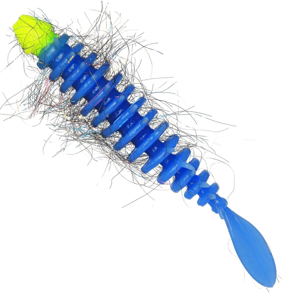 Westin Needle Bug - Creaturebait Baby Blue/Chartreuse - 6,5cm - Garlic/Cheese