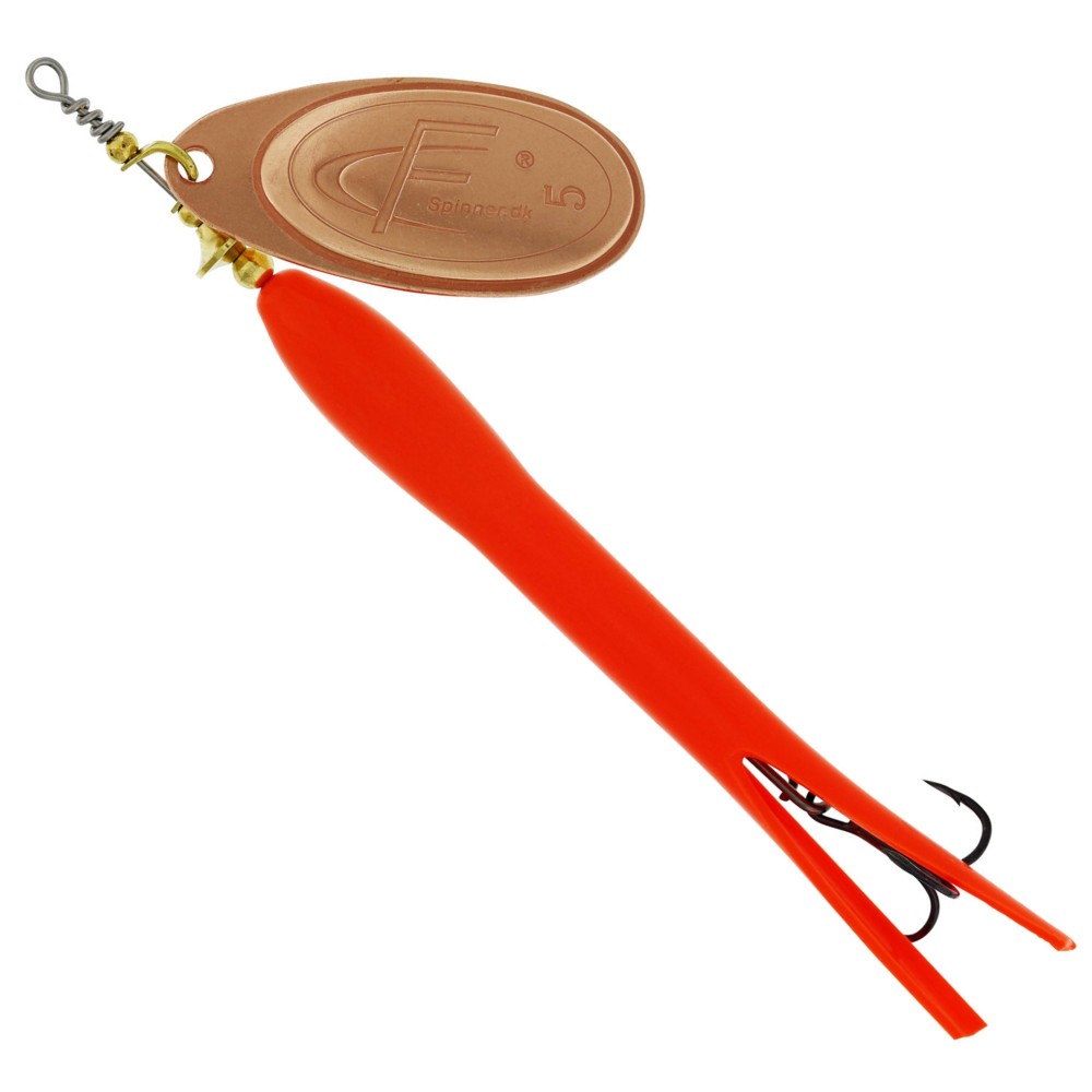 Westin FC Upstream - Spinner Flouro Orange/Copper Blade - 15g - #5 - 1 Stück