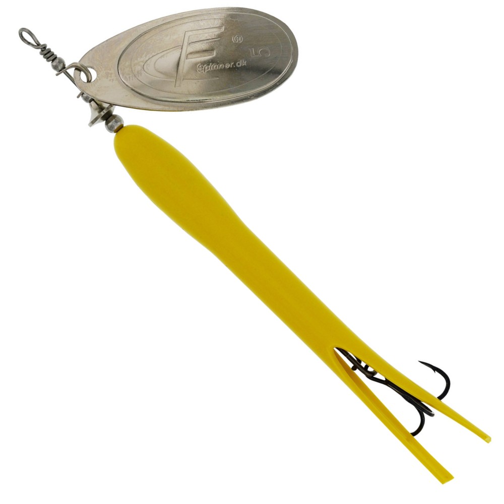 Westin FC Upstream - Spinner Flouro Yellow/Silver Blade - 15g - #5 - 1 Stück