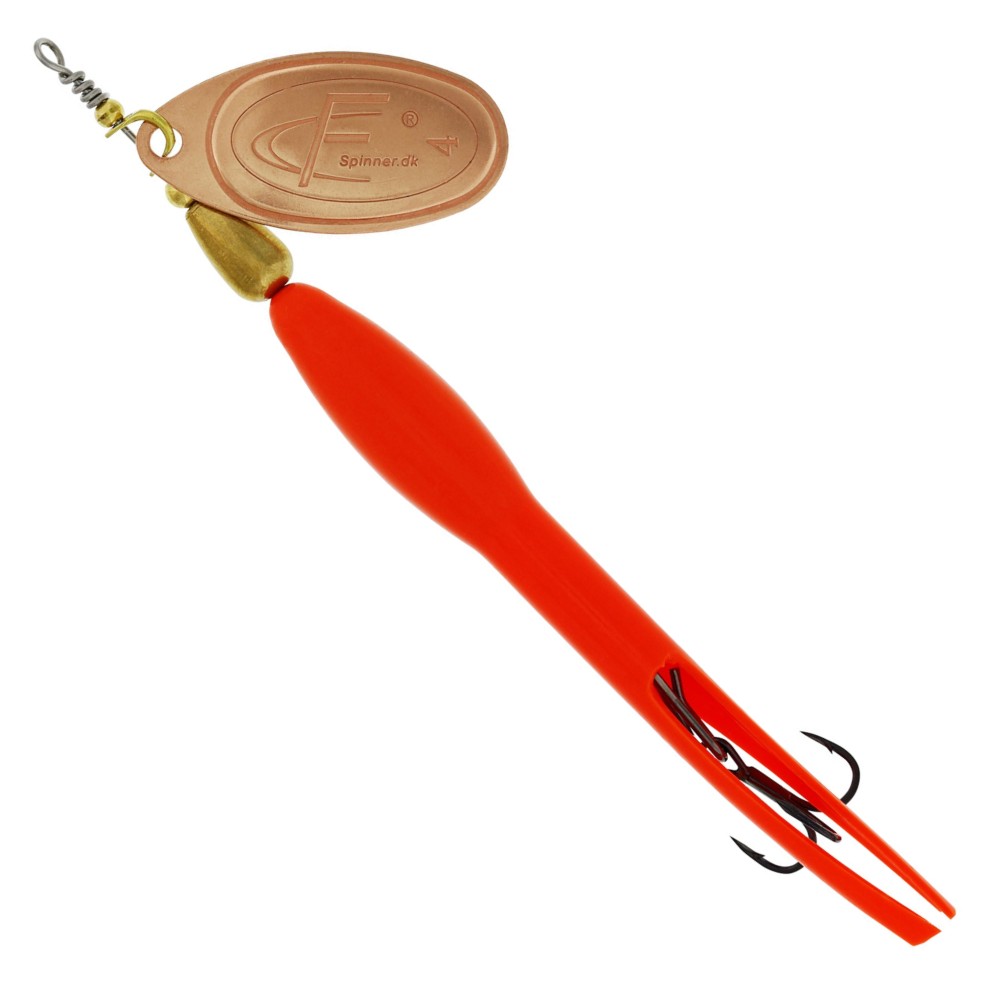 Westin FC Downstream - Spinner Flouro Orange/Copper Blade - 35g - #5 - 1 Stück