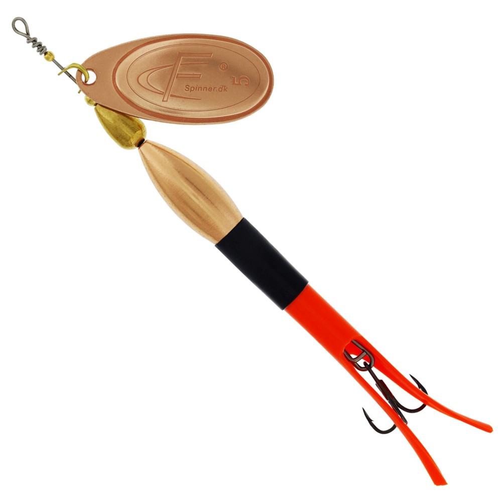 Westin FC Bullet - Spinner Black/Flouro Orange/Copper Blade - 30g - #5 - 1 Stück