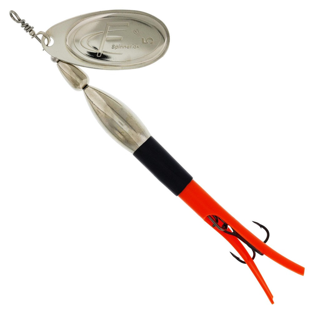 Westin FC Bullet - Spinner Black/Flouru Orange Silver Blade - 40g - #5 - 1 Stück