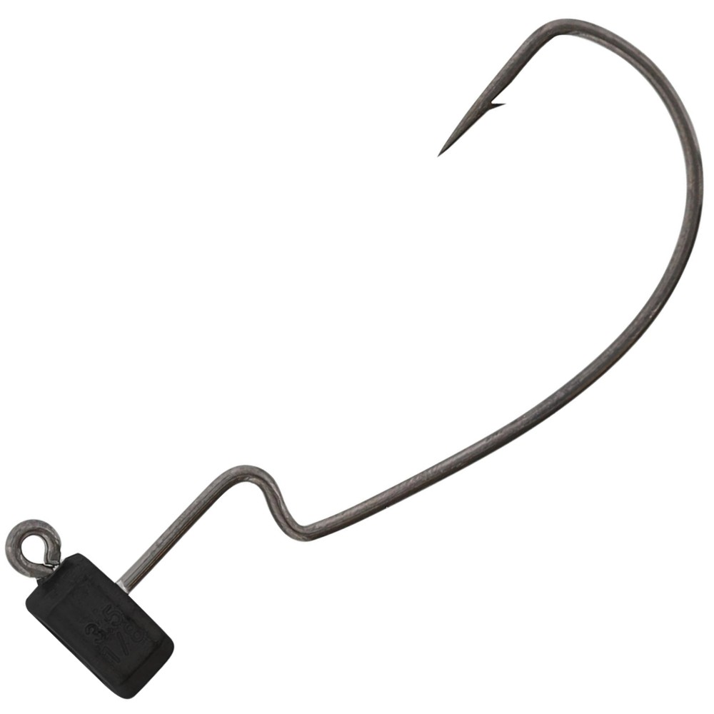 Westin Offset Ned Jig Head Tungsten - Jigkopf Black Nickel - 5g - #1/0 - 2 Stück