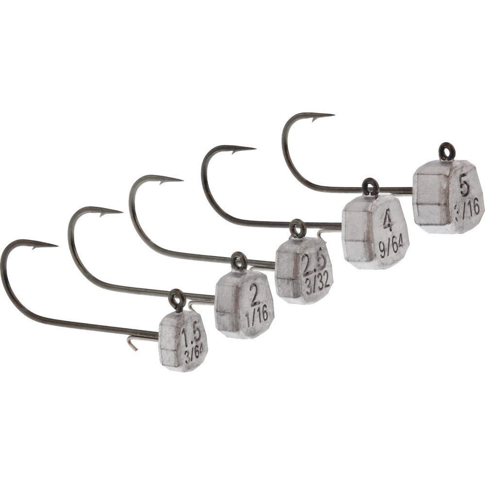Westin Micro Ned Jig Head - Jigkopf Black Nickel - 2,5g - #2 - 3 Stück