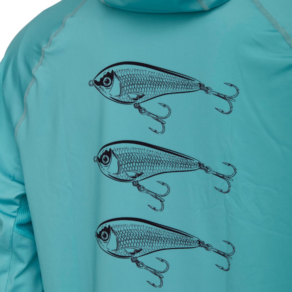 Westin Bay UPF Hoodie - UV Langarmshirt Sea Breeze - Small