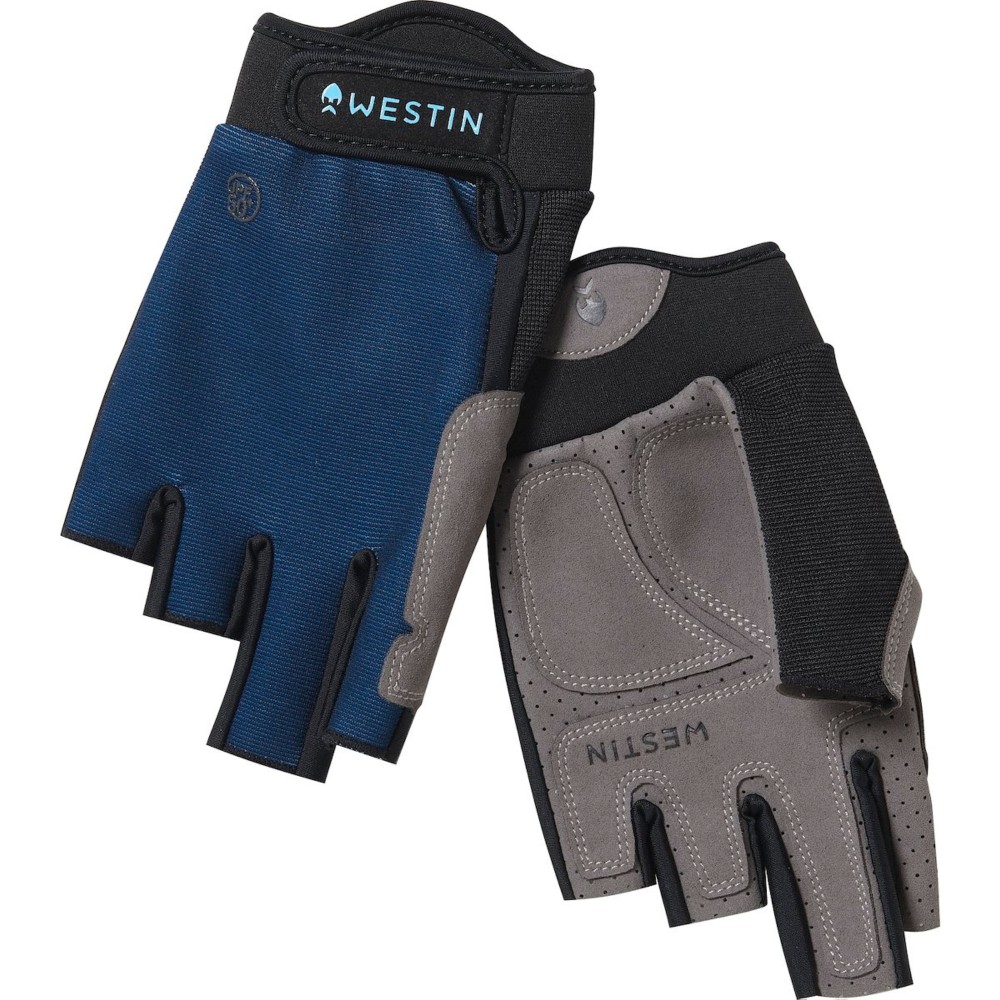 Westin Drip UPF Half Finger Glove - Handschuh Petrol Blue - X-Large