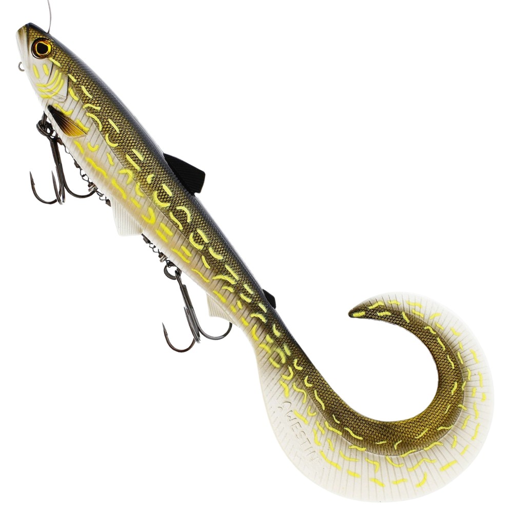 Westin Bullteez Curltail Inline sinking - Big Bait Natural Pike - 33cm - 230g