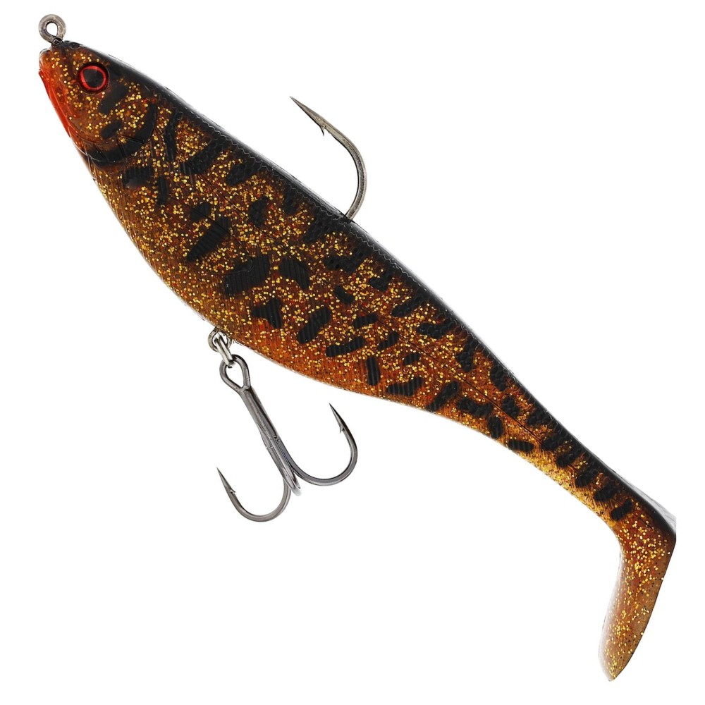 Westin ShadTeez R2F - Gummifisch Motoroil Burbot - sinking - 16cm - 55g - 1 Stück