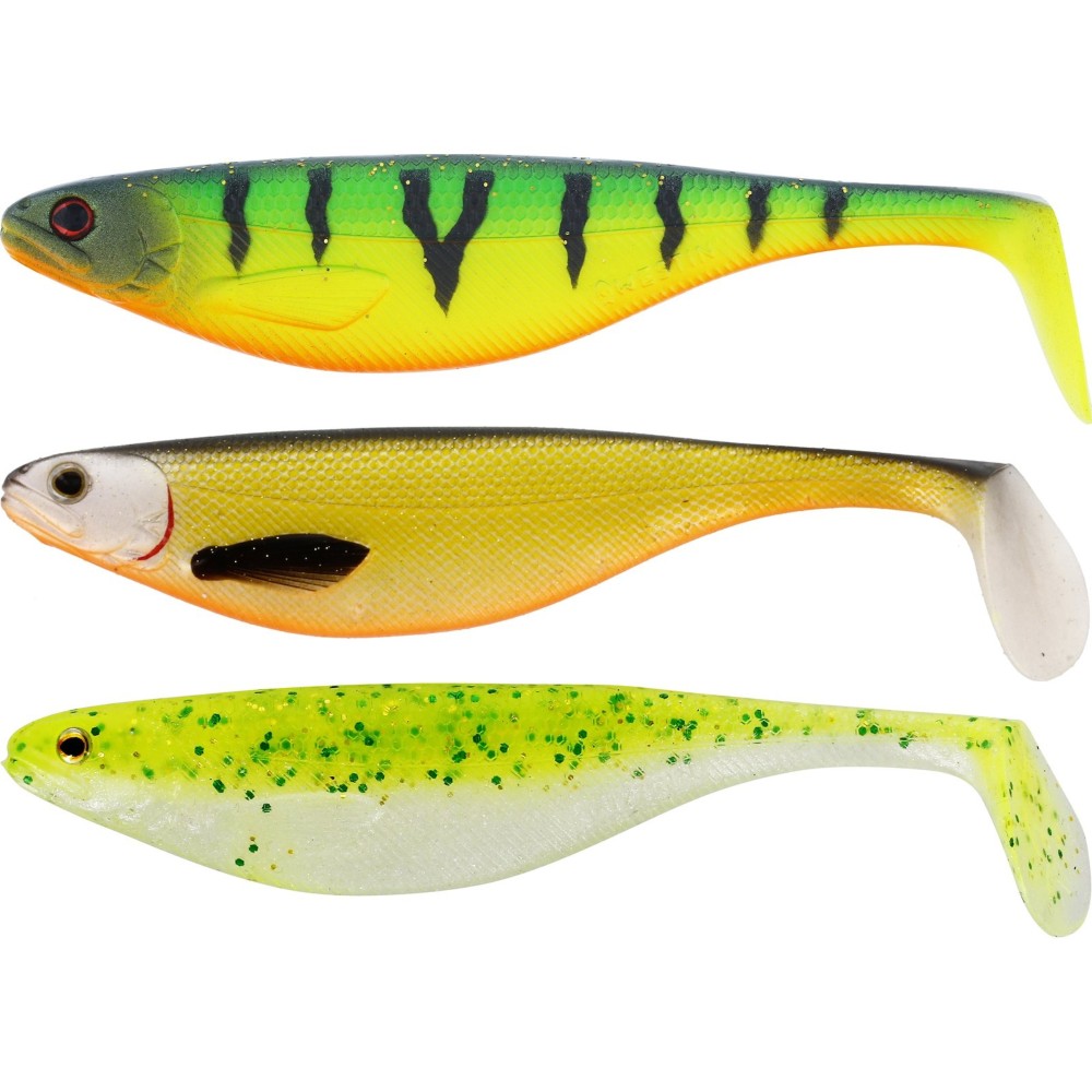 Westin ShadTeez - Gummifisch Dark Water Mix 19 - 9cm - 7g - 3 Stück